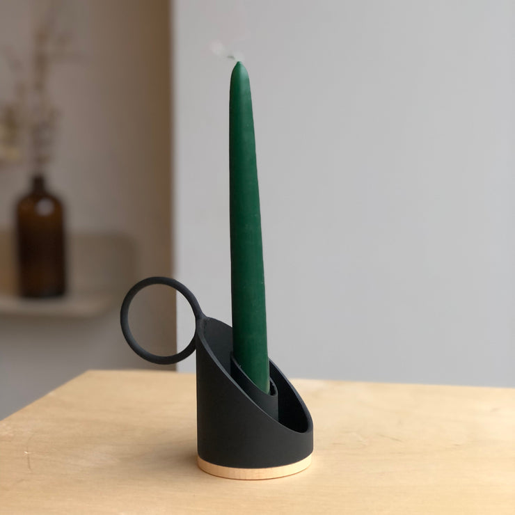 Tapered candle - Green