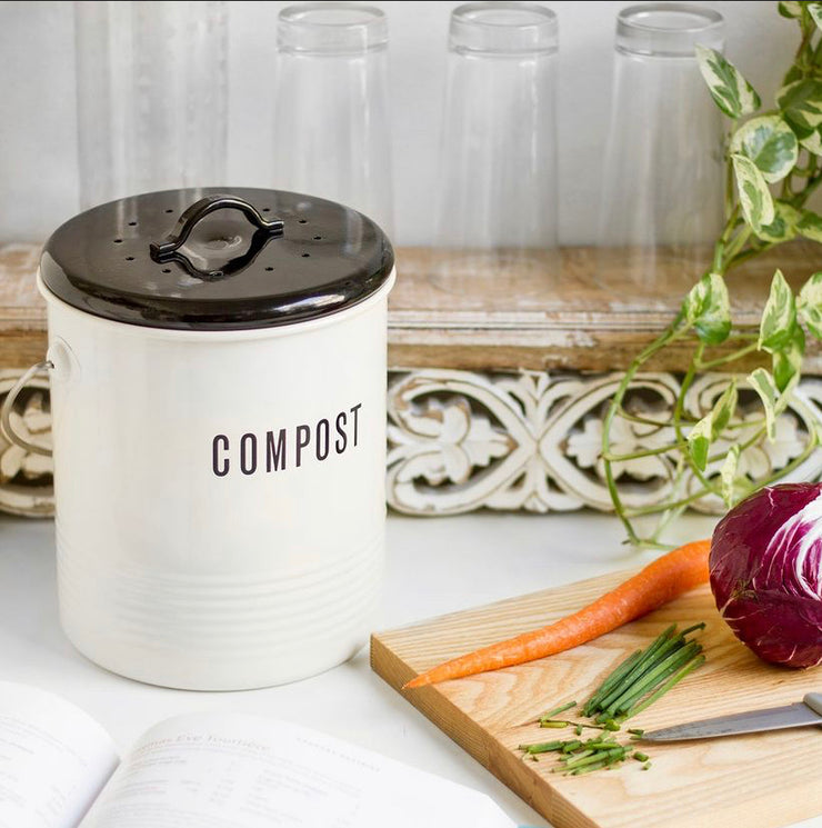 Bac à compost vintage avec filtre au charbon - Vintage