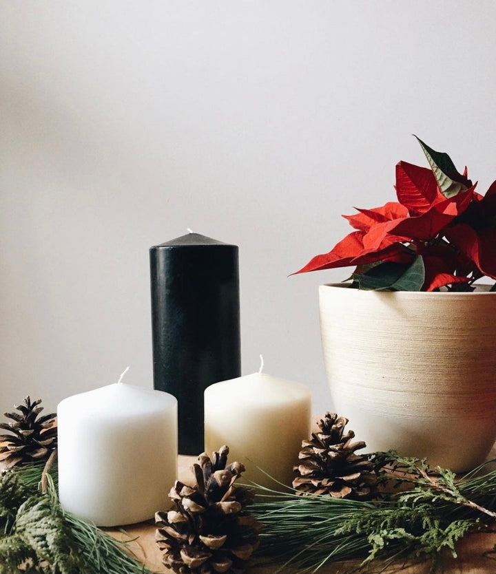 Pillar candle - Ivory - 3" x 3"