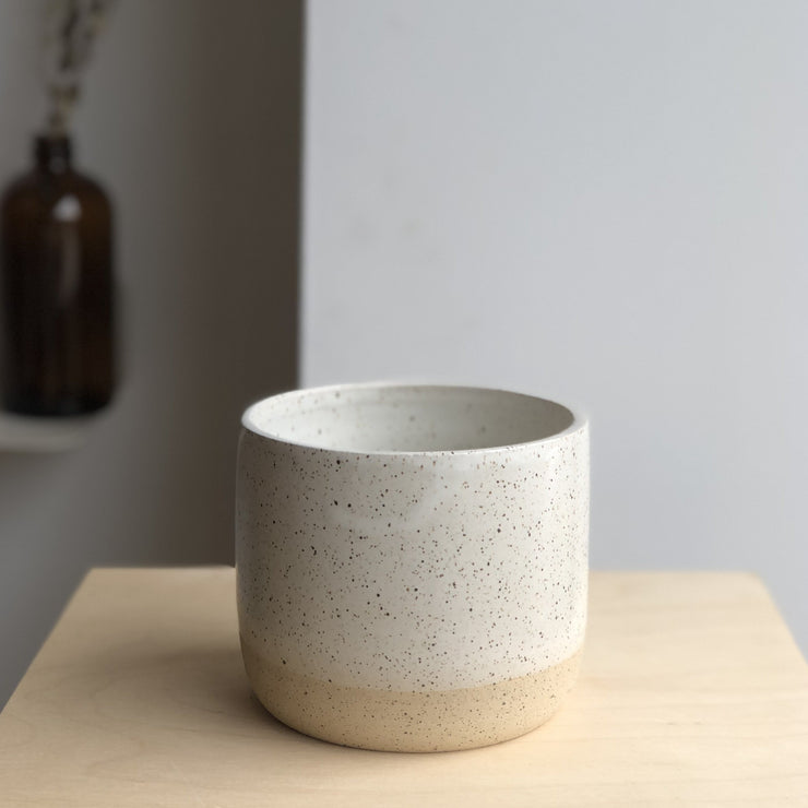 Stoneware planter - Cream