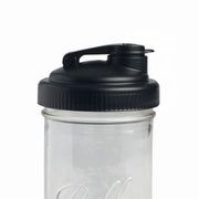Wide Mouth Pouring Lid for Mason Jar - Black