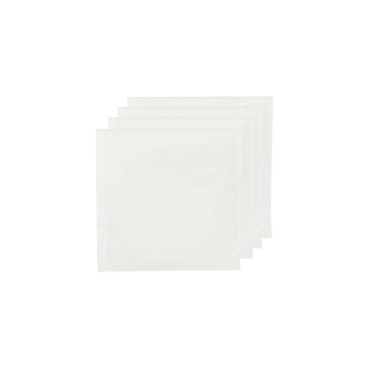 Recycled fabric napkins (set of 4) - White