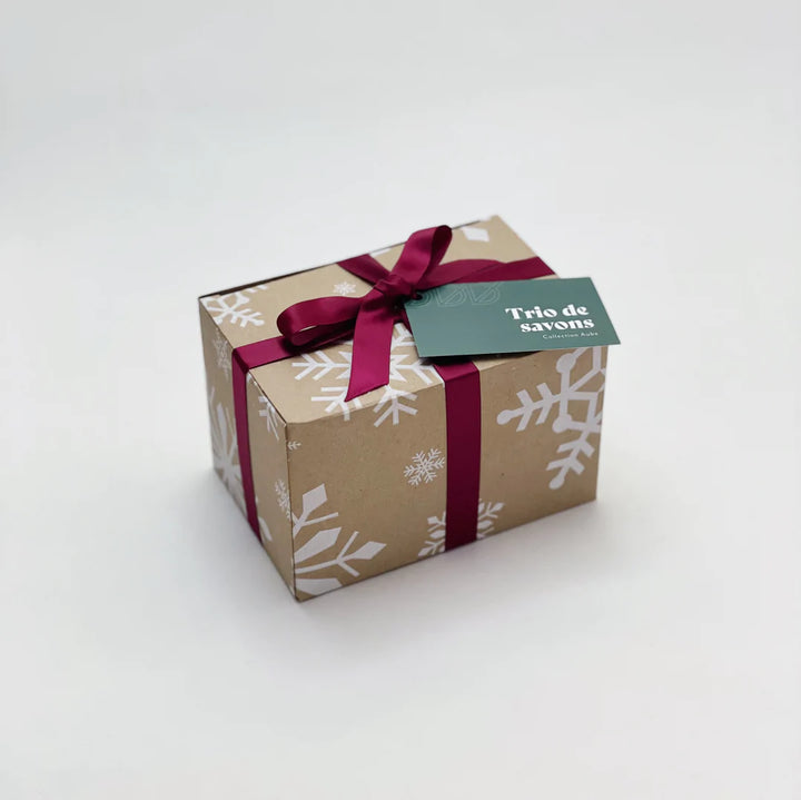 Boîte cadeau - Trio de savons - Collection Aube